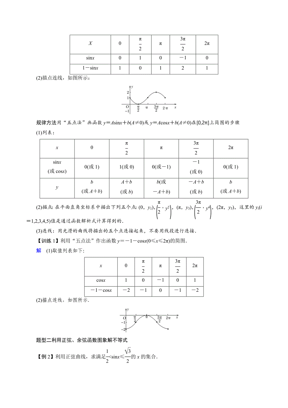 数学新设计同步必修四人教A版讲义：第一章 三角函数1.4.1 Word版含答案_第2页