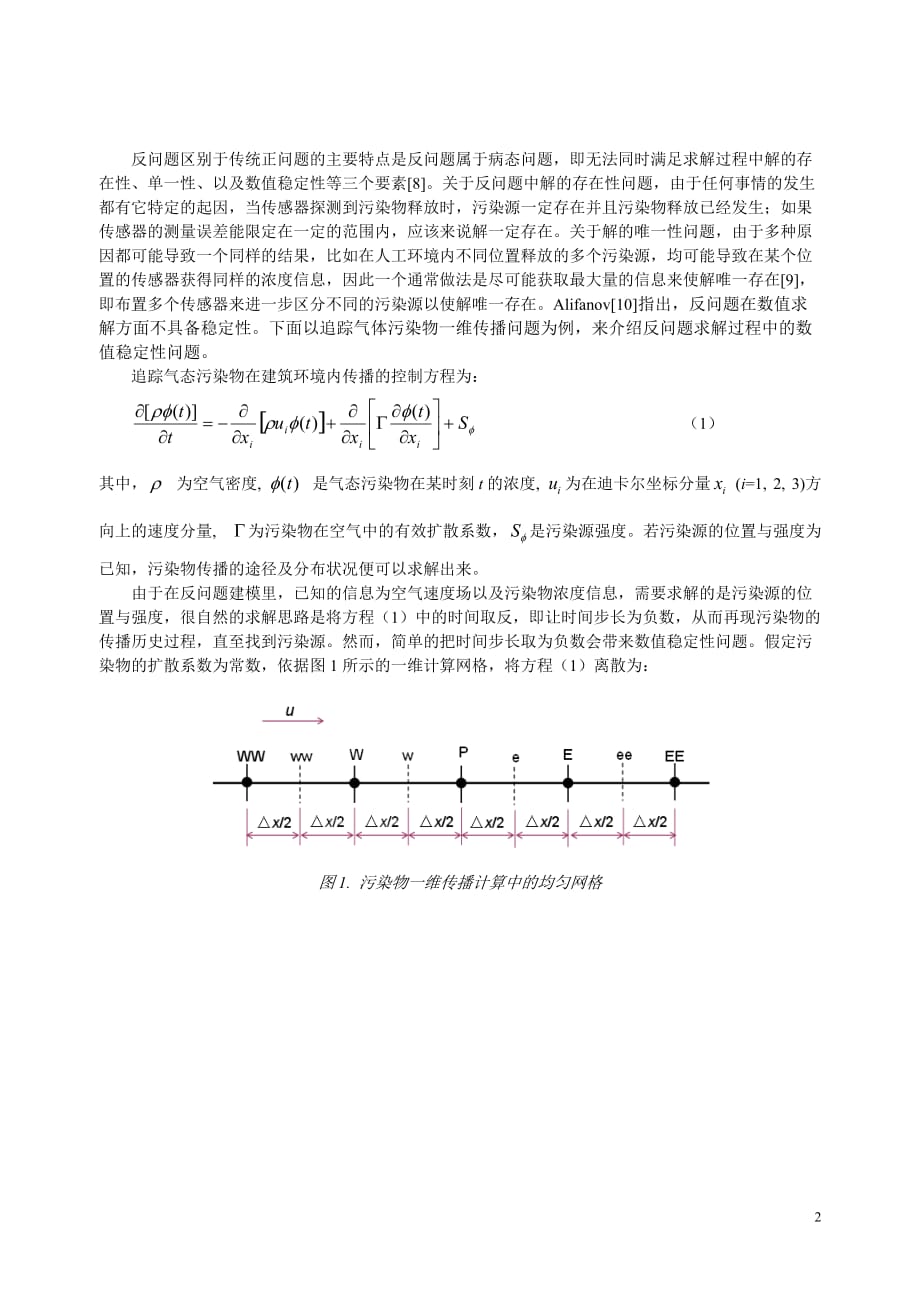 （环境管理）空气传播物污染源辨识之反问题研究现状_第2页