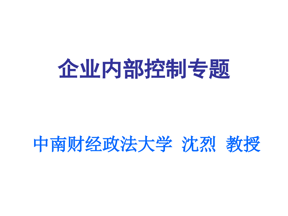 现代会计专题内部控制(讲义版).ppt_第1页