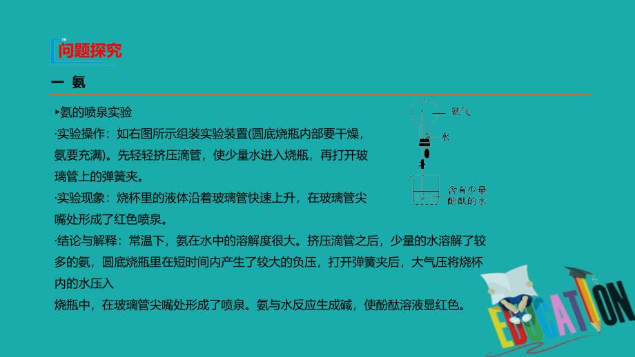 2019-2020学年高中化学人教版必修1课件：第四章 非金属及其化合物 第四节 第1课时 氨_第2页