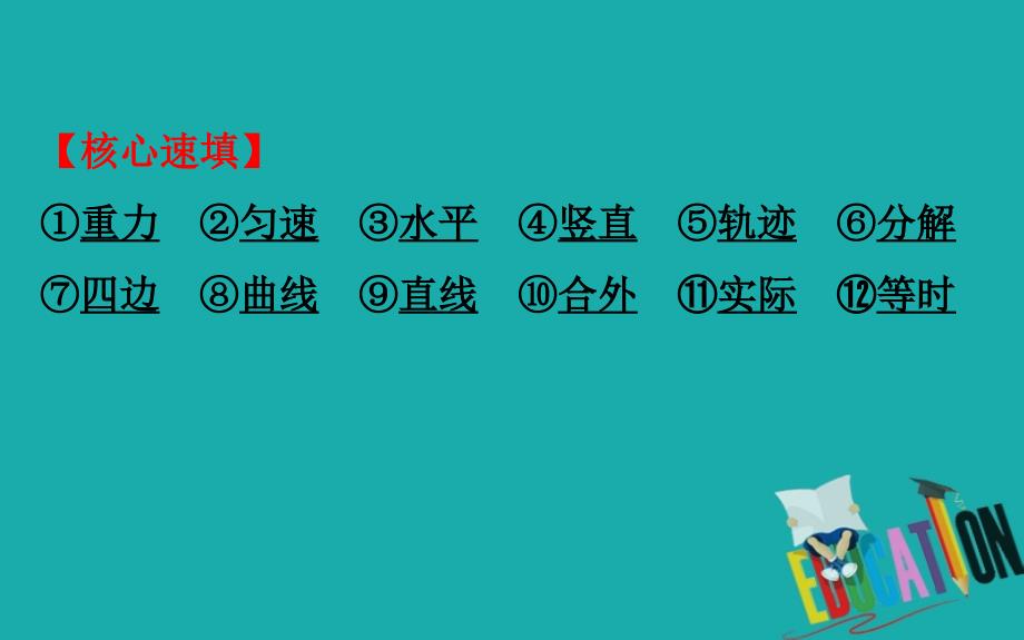 2020版高中物理人教必修二课件：5.阶段复习课_第3页