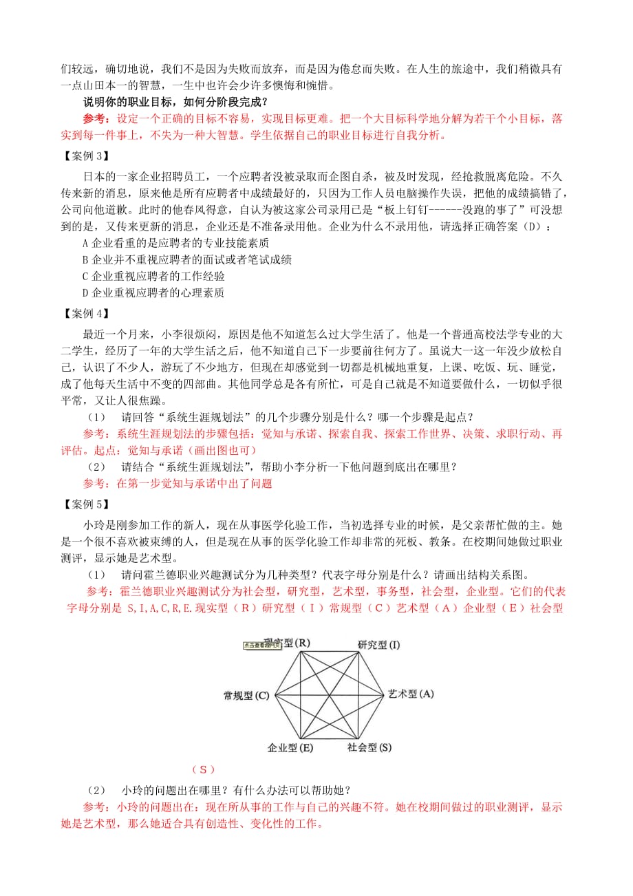 职业生涯规划考题及详解.doc_第4页