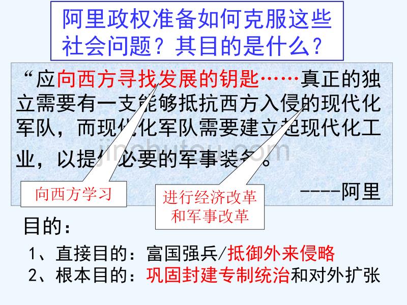 人教版选修1第六单元《穆罕默德&amp#183;阿里改革》ppt复习课件_第3页