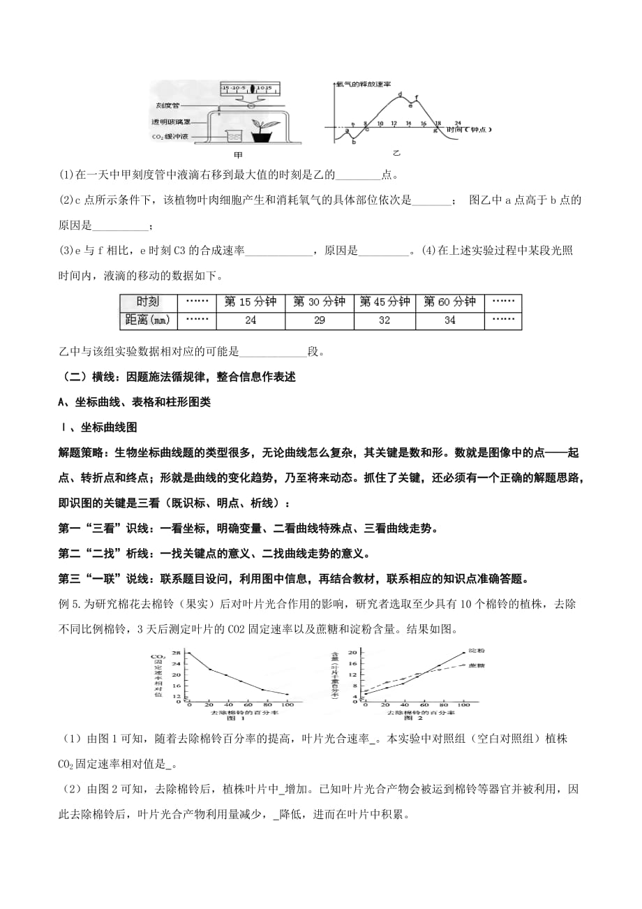 辽宁省大连市第二十四中学人教版高中生物复习讲义：解答题解题方法-专题训练_第3页