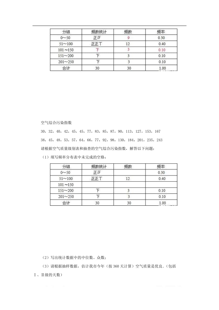 八年级数学下册第20章数据的整理与初步处理20.2数据的集中趋势2平均数中位数和众数的选用练_第4页