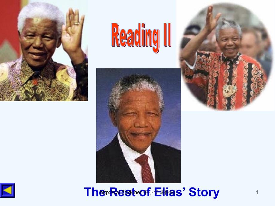 人教版高中英语必修一Unit 5《Nelson Mandela》（Reading II）ppt课件_第1页