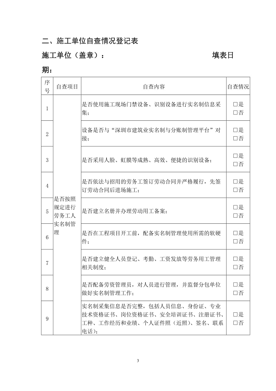 2017上半年全劳务工实名制和分账制工作检查_第3页