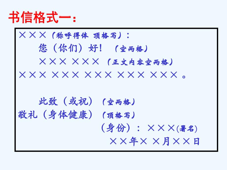 中考作文指导《应用文专题复习》ppt课件（附范文）_第3页