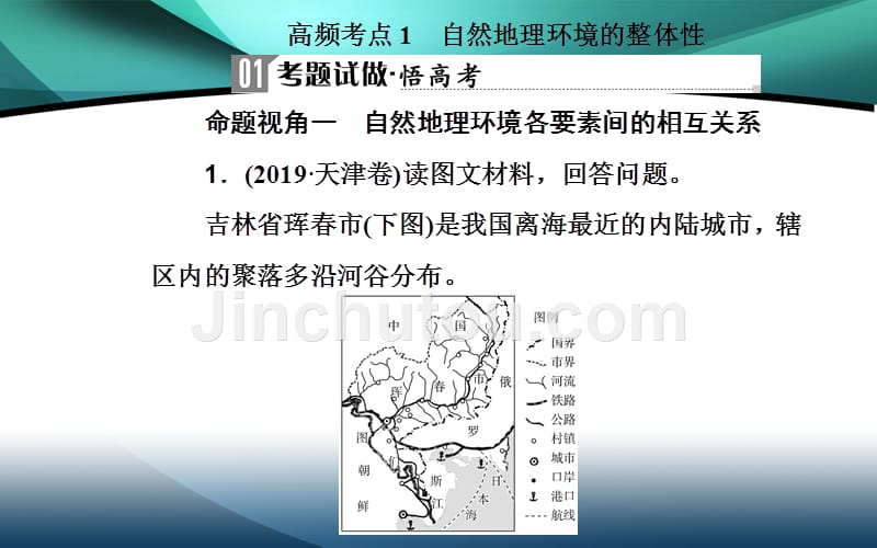 2020届高考地理二轮复习课件：专题五自然地理环境的整体性和差异性高频考点1自然地理环境的整体性课件_第3页