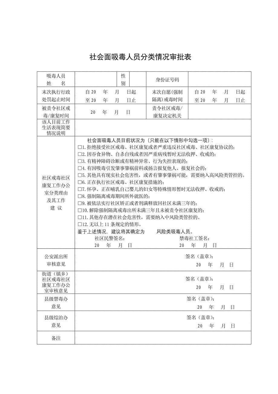 （档案管理）社戒社康档案表格_第5页