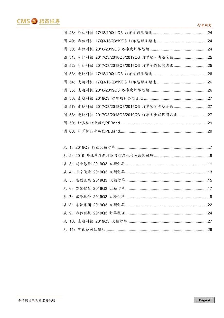 计算机行业医疗信息化订单统计系列（五）：市场集中度持续提升院内增长依然强劲-20191024-招商证券-30页_第5页