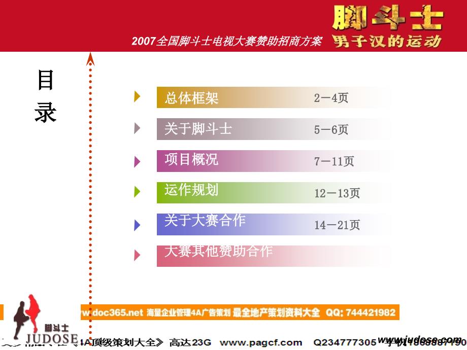 2007全国脚斗士电视大赛赞助招商方案_第2页