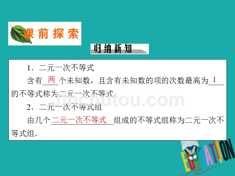 2019-2020学年数学人教A版必修5课件：3.3.1二元一次不等式（组）与平面区域_第3页