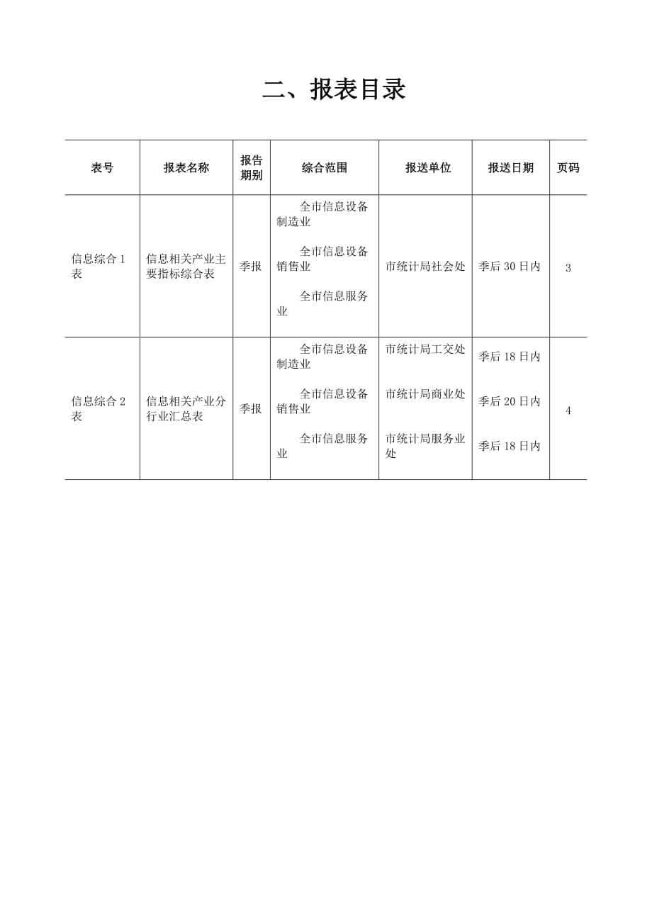 （管理制度）信息相关产业综合统计制度_第4页