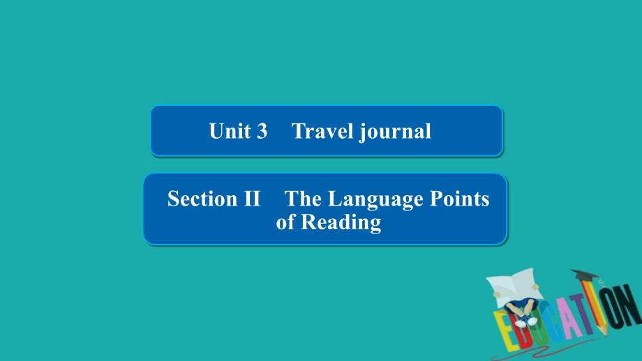 2019-2020学年人教版英语必修一培优教程课件：Unit 3 Travel journal3-2_第2页