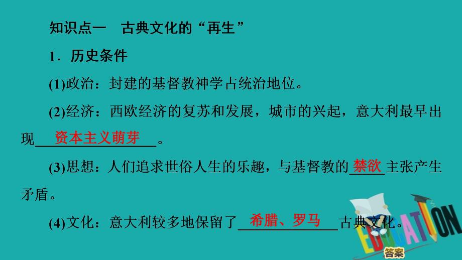 2019-2020学年高中历史新同步人民版必修3课件：专题6　2　神权下的自我_第4页