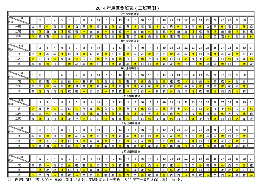 三班两倒排班表.pdf_第1页