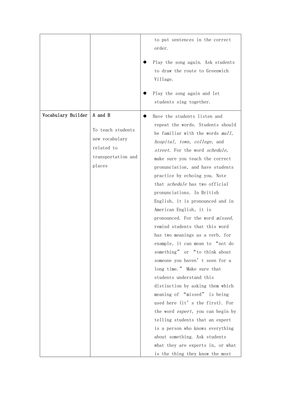 新生代英语基础教程1Unit5_电子教（学）案_第3页