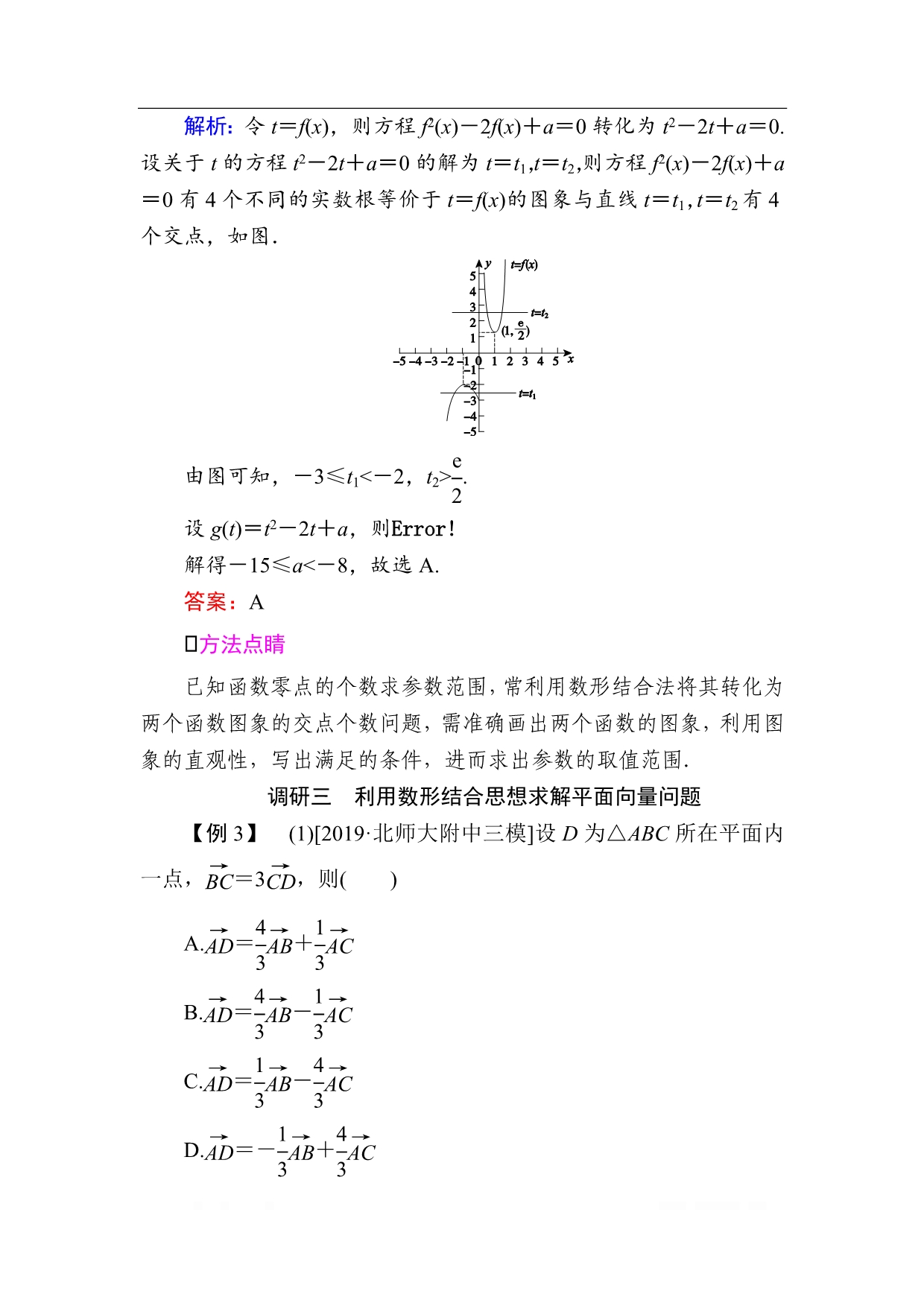 2020版新高考二轮复习理科数学教学案：第一部分第2讲　数形结合思想_第5页