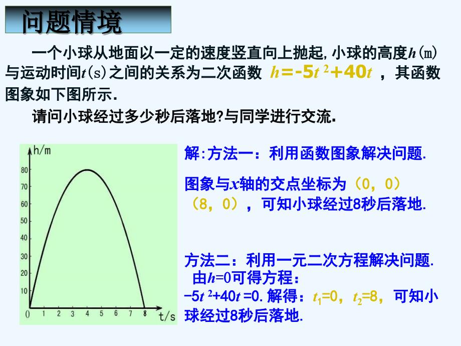 苏科版数学九下《二次函数与一元二次方程》ppt课件3_第2页