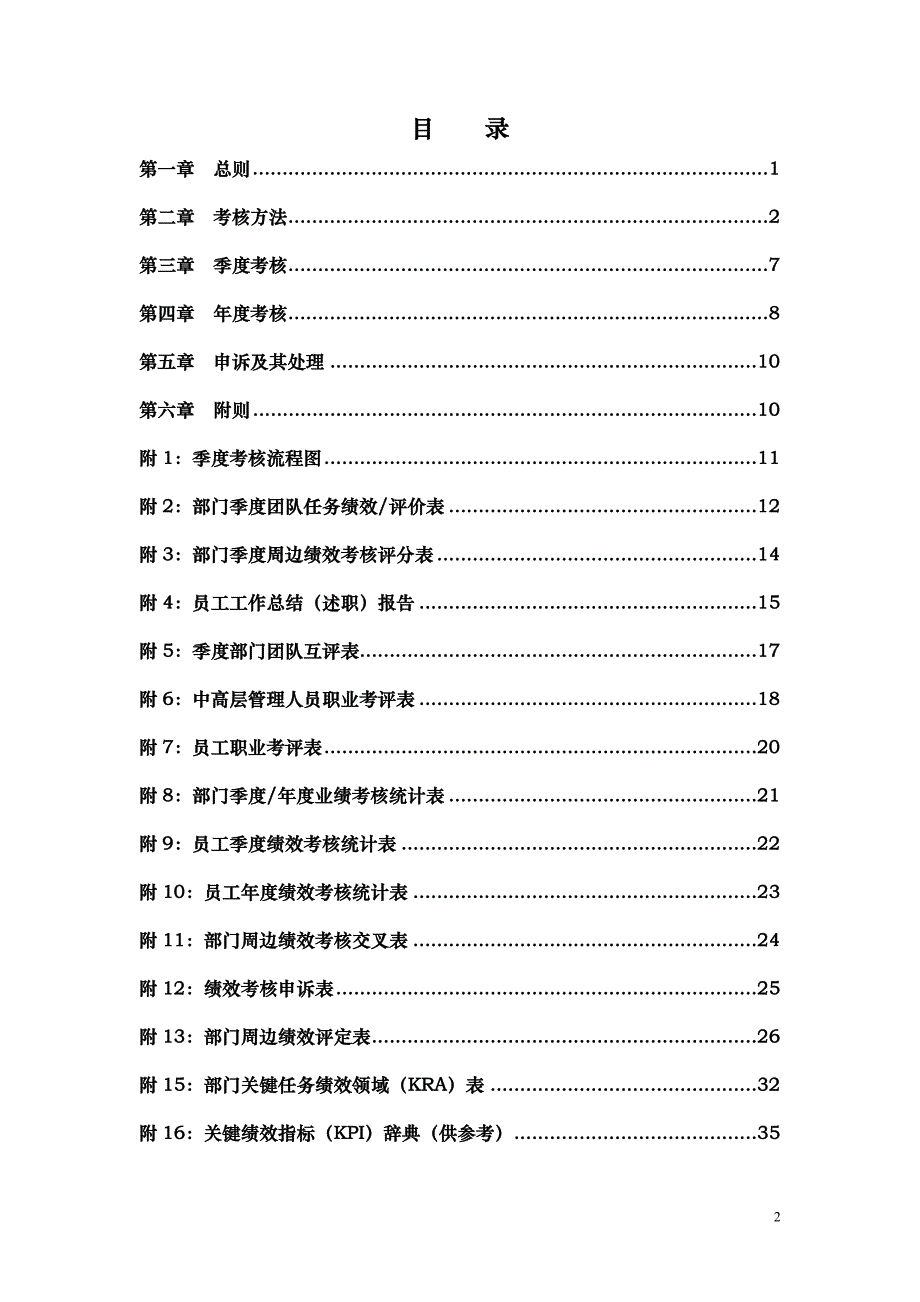 （管理制度）公司绩效考核管理办法_第2页