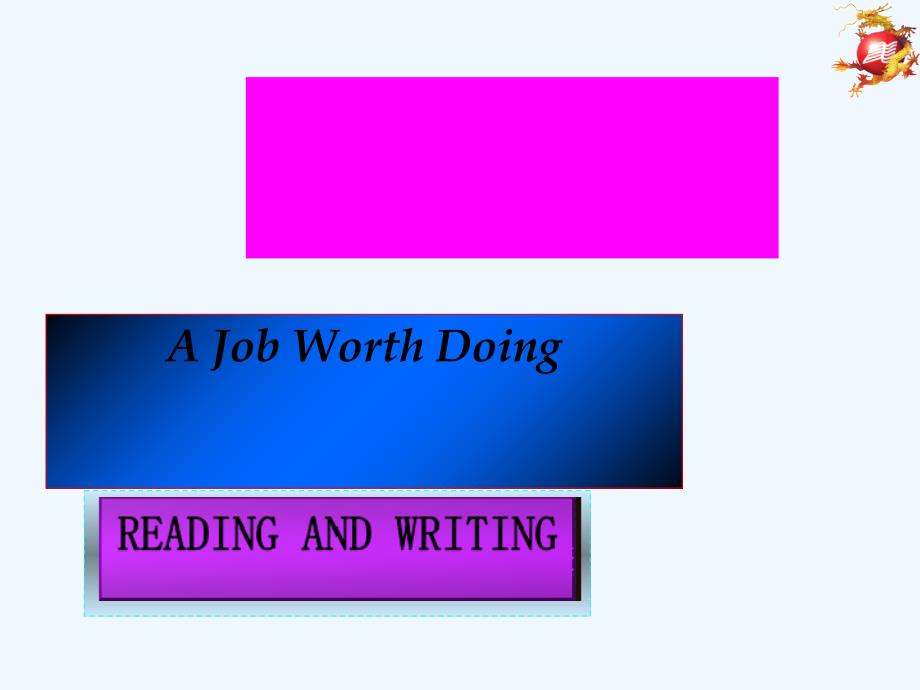 外研版高中英语必修5 Module 2《A Job Worth Doin》课件reading and writing_第2页