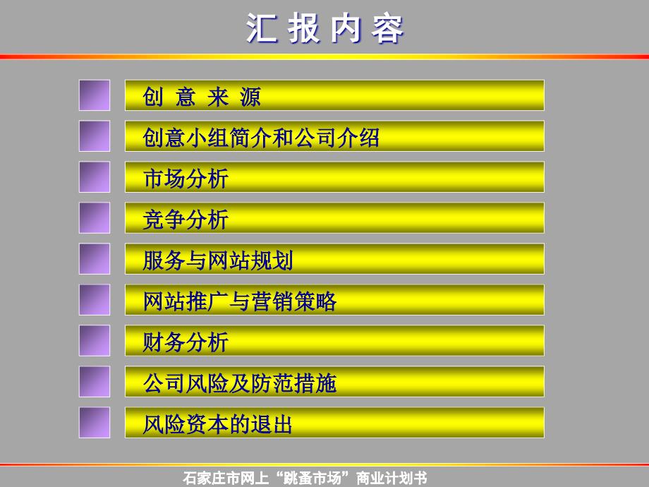 【项目分析】_石家庄市网上“跳蚤市场”商业计划书_第2页