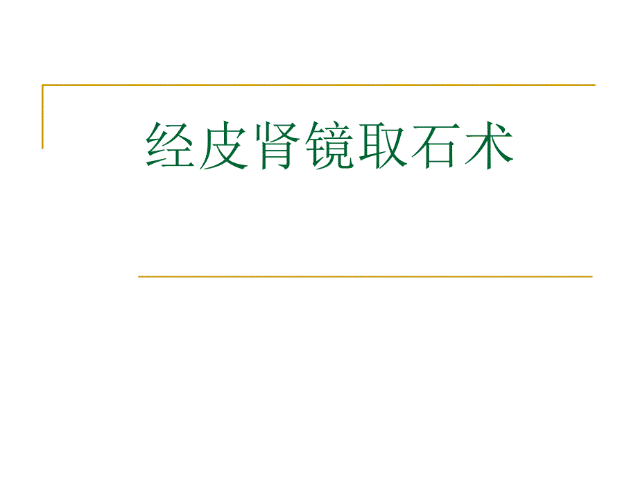 《经皮肾镜技术》PPT课件.ppt_第1页