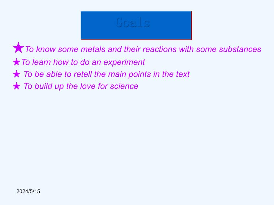 外研版高中英语必修1 Module 5《a lesson in a lab》（第三课时）ppt课件_第2页