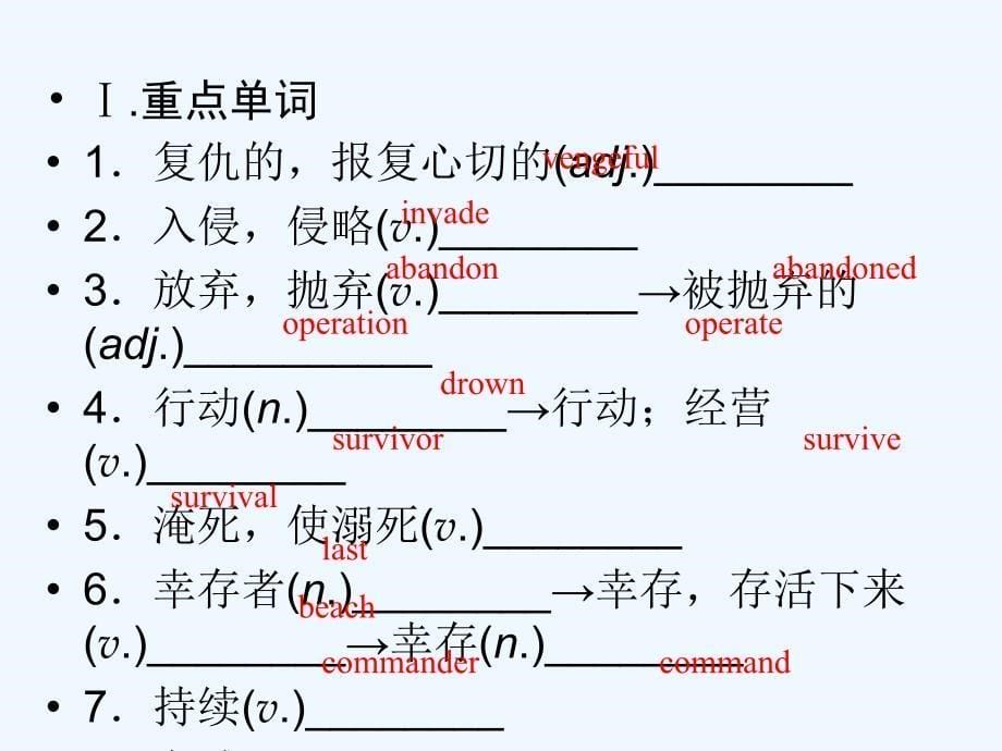 外研版高考英语选修6 Module 6《War and Peace》（第1课时）课件_第5页