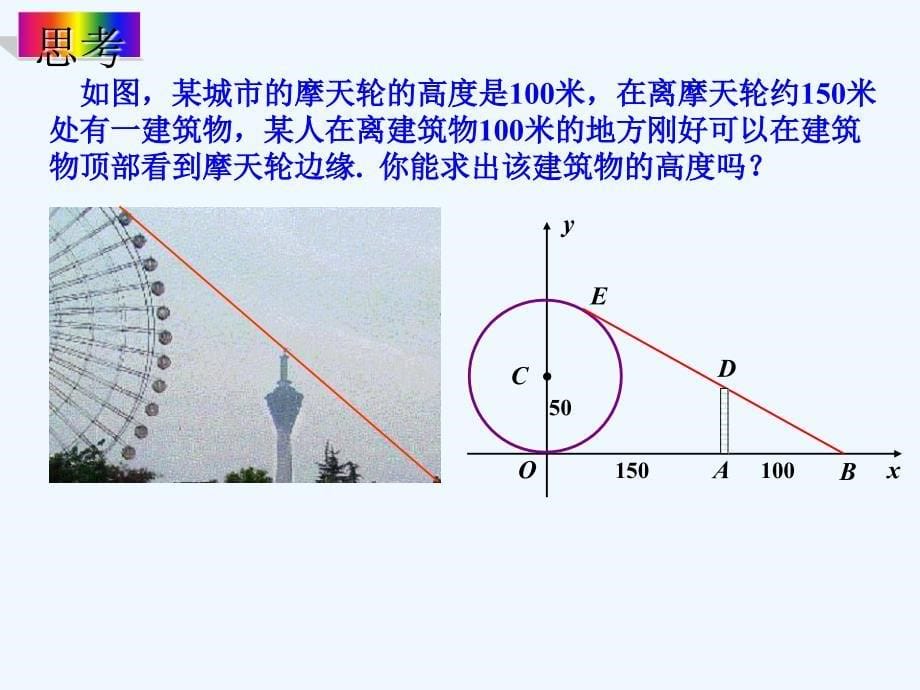 语文版中职数学基础模块下册8.8《直线与圆的方程的简单应用》ppt课件2_第5页