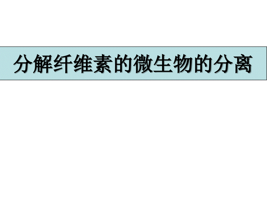 《纤维素分解菌》PPT课件.ppt_第1页