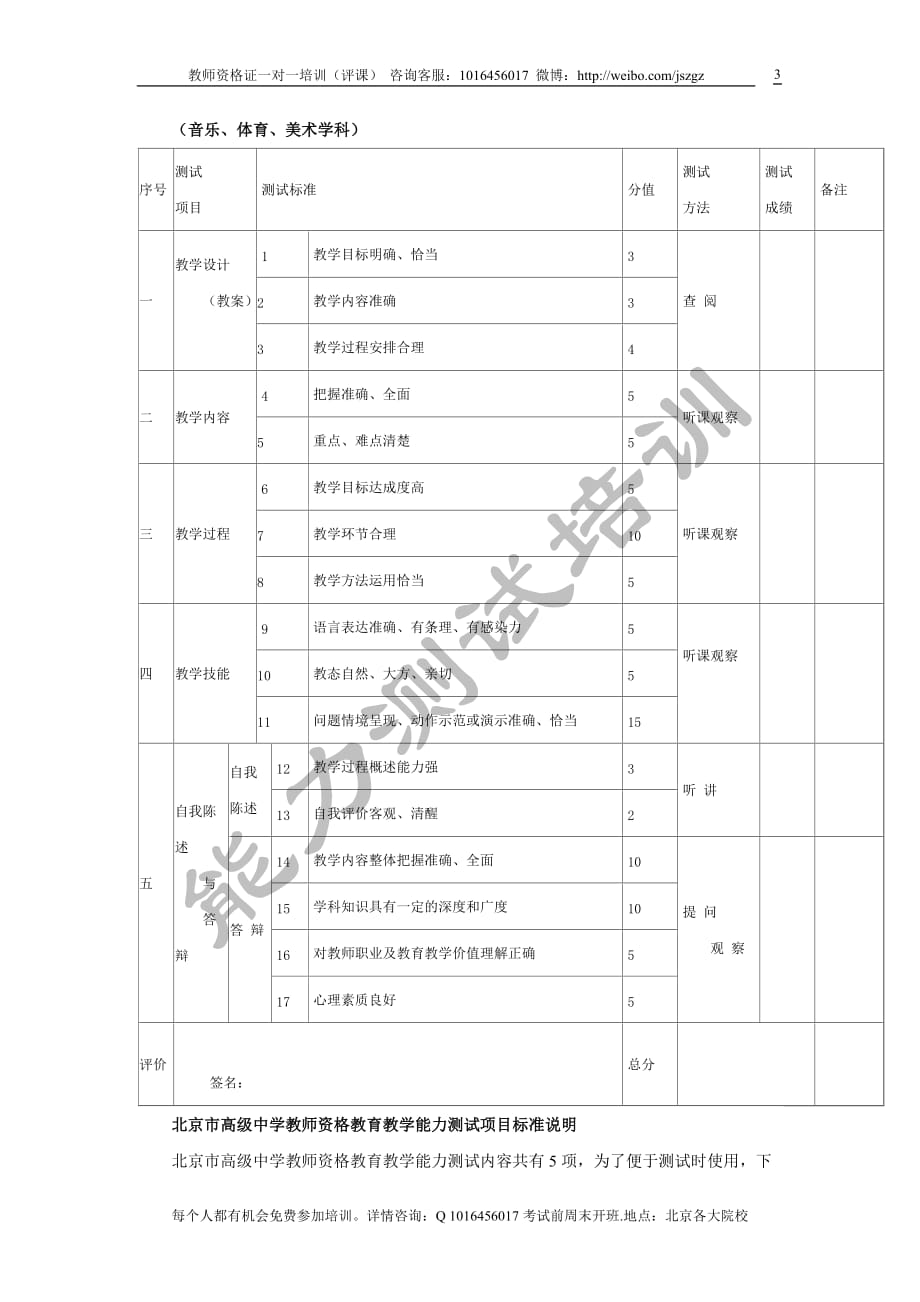 （流程管理）北京市教师教学能力测试般流程及标准+试讲指定用书_第3页