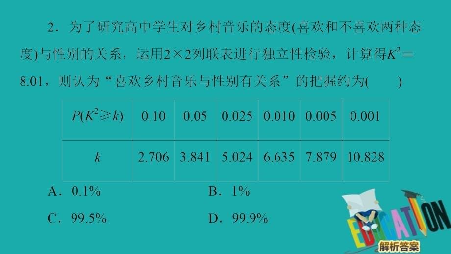 2020数学（理）二轮课件：第2部分 专题3 第2讲　统计与统计案例_第5页