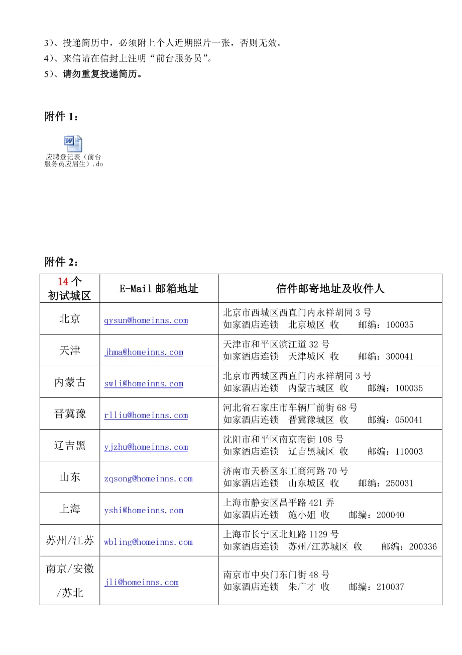 （招聘面试）连锁酒店招聘毕业生_第4页