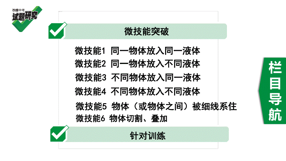 2020年河北《试题研究》精讲本 河北中考物理考点研究 14.第十四讲 密度、压强、浮力的综合.pdf_第2页