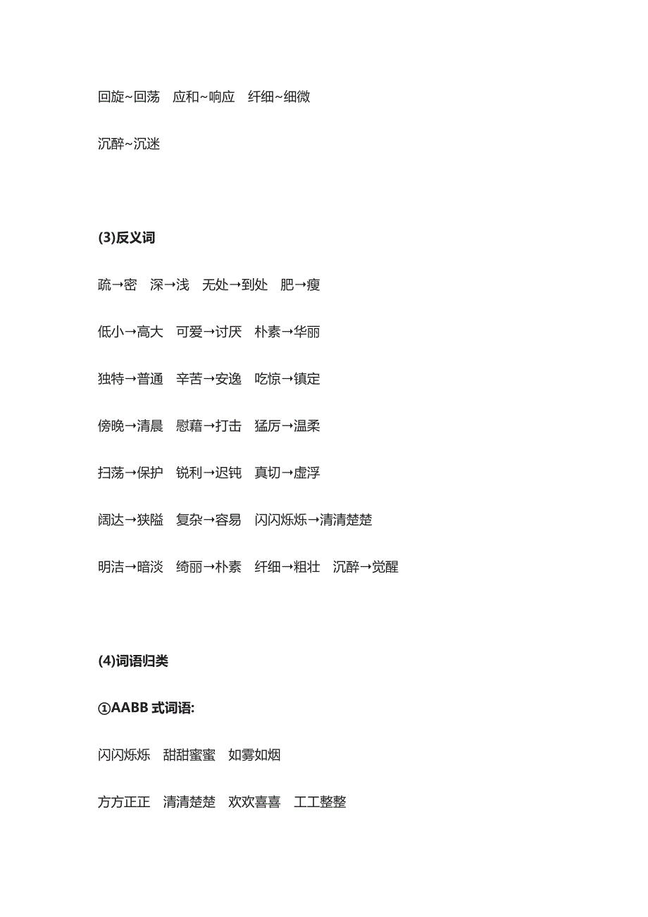 人教部编版语文四年级下册知识点归纳总结_第4页