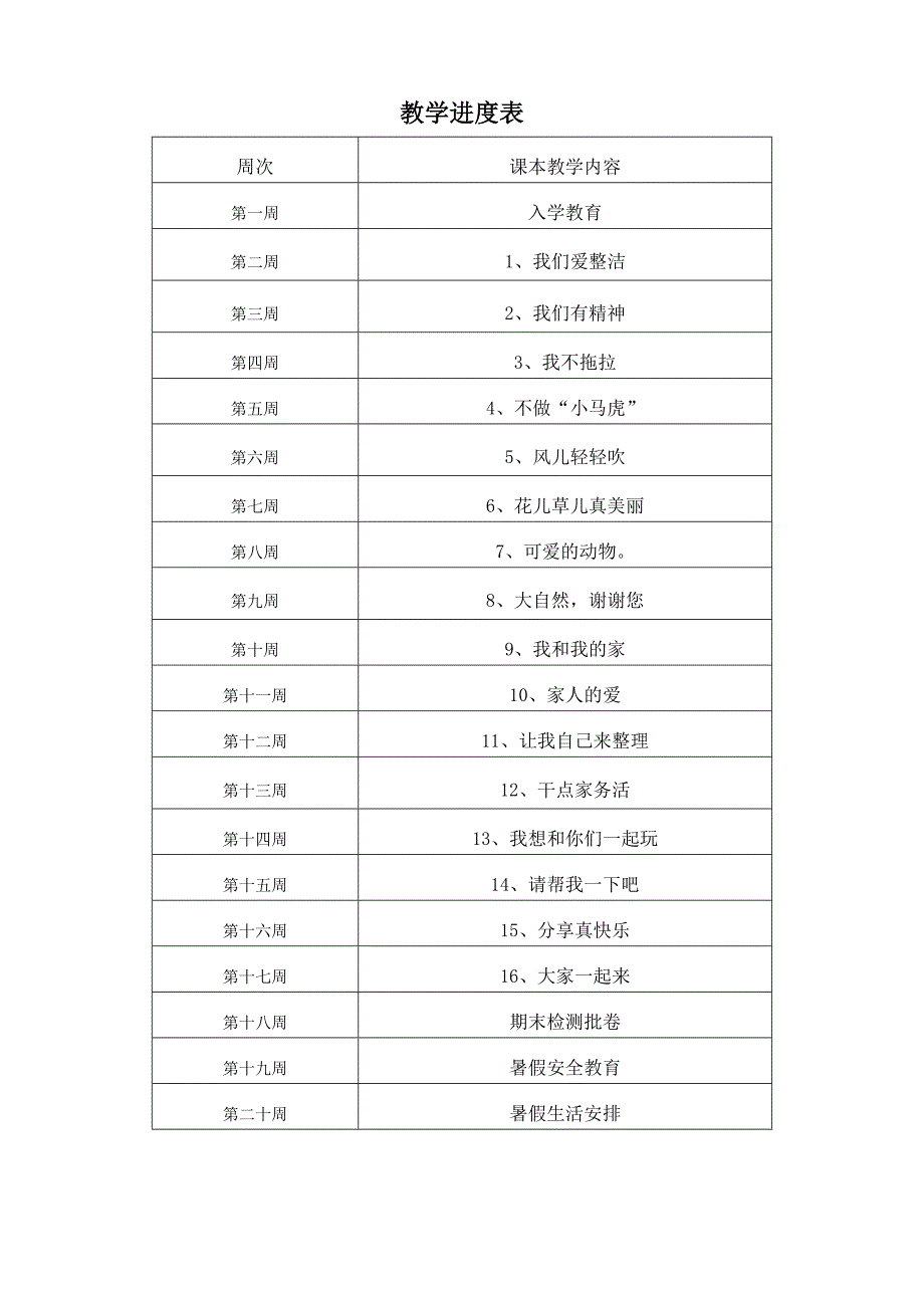 【统编】人教部编版《道德与法治》一年级下册全册教案（按课时设计；可直接打印）_第3页