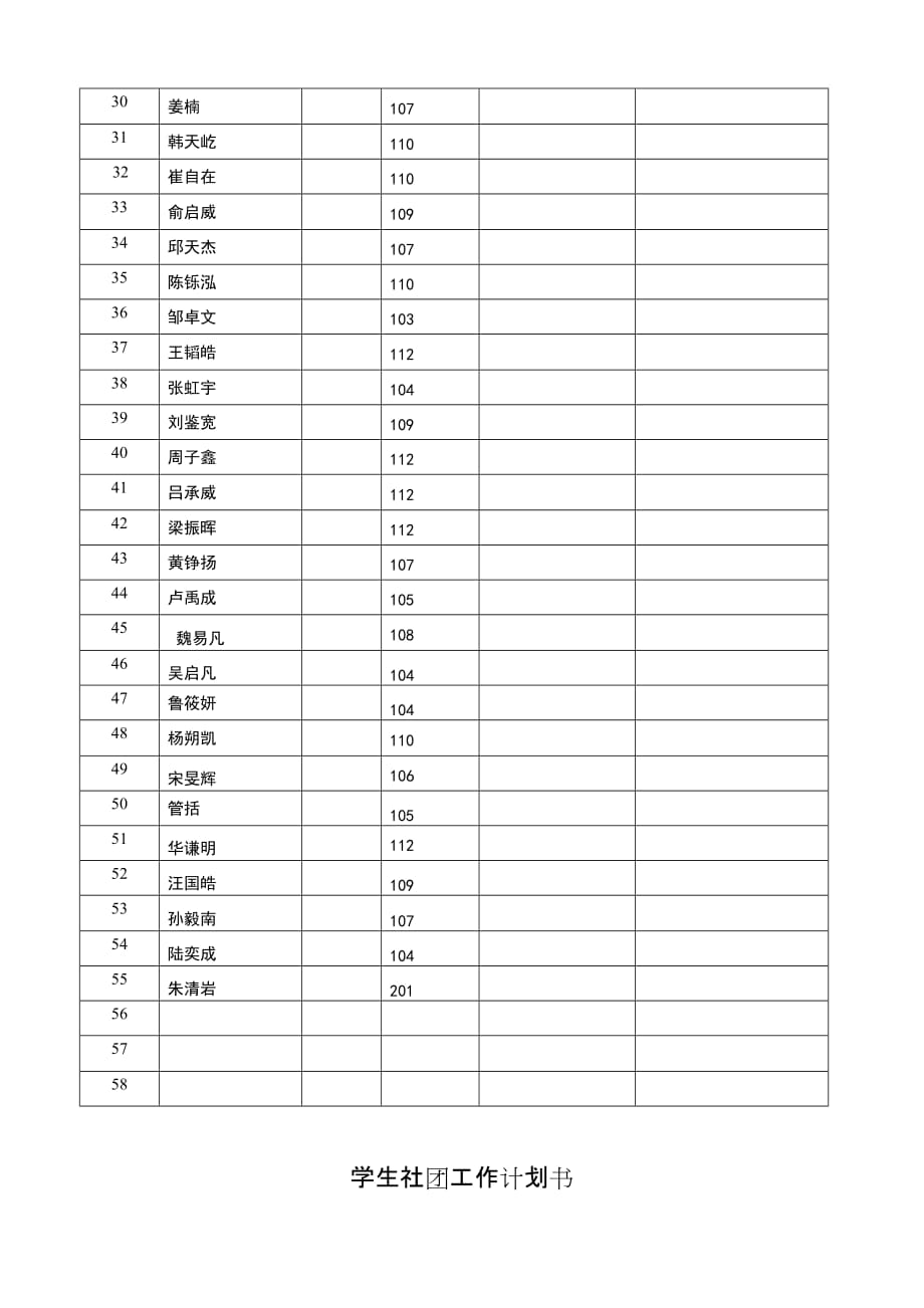 （工作规范）社团工作手册(名单+活动)_第3页