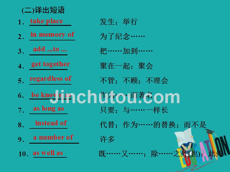 （新教材）2019-2020学年新课程同步外研版高中英语必修第二册课件：UNIT 2 Let''s celebrate Section Ⅳ　Presenting ideas & Reflection_第5页