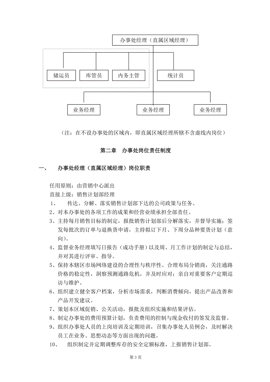 （企业管理手册）营销办事处管理手册_第4页