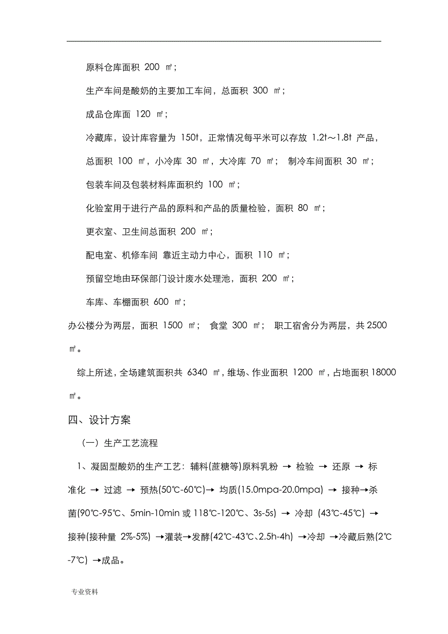 酸奶发酵工厂项目实施建议书_第3页