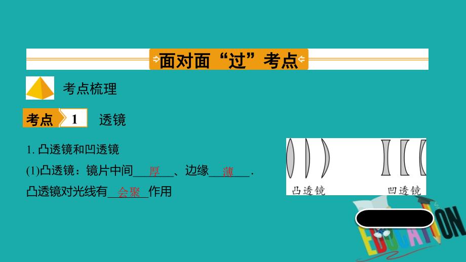 山西省2020年中考物理一轮复习基醇点一遍过第三章透镜及其应用课件_第4页