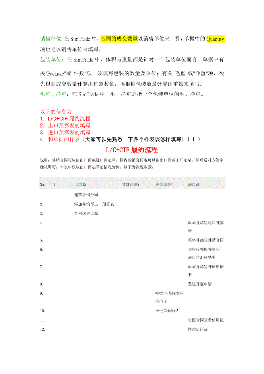 （流程管理）外贸流程LCCIF_第1页