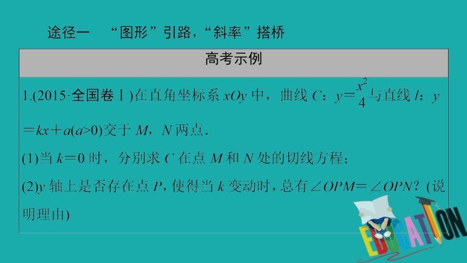 2021版新高考数学一轮课件：第8章 【经典微课堂】——突破疑难系列2　圆锥曲线_第3页