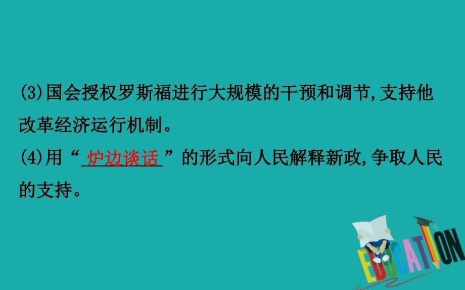 2020版高中历史人民必修2课件：6.2 罗斯福新政_第5页