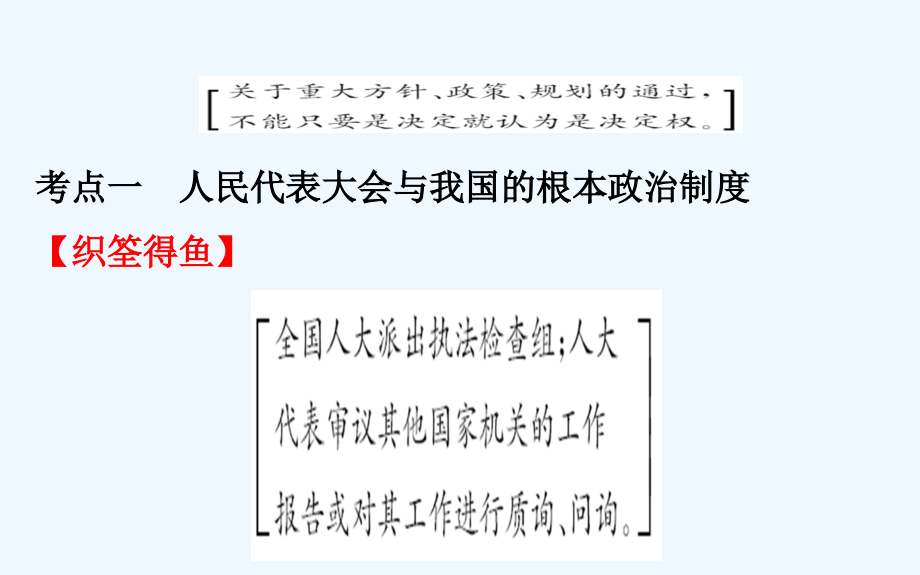 高三政治二轮复习第一篇专题攻关专题六发展社会主义民主政治课件_第3页