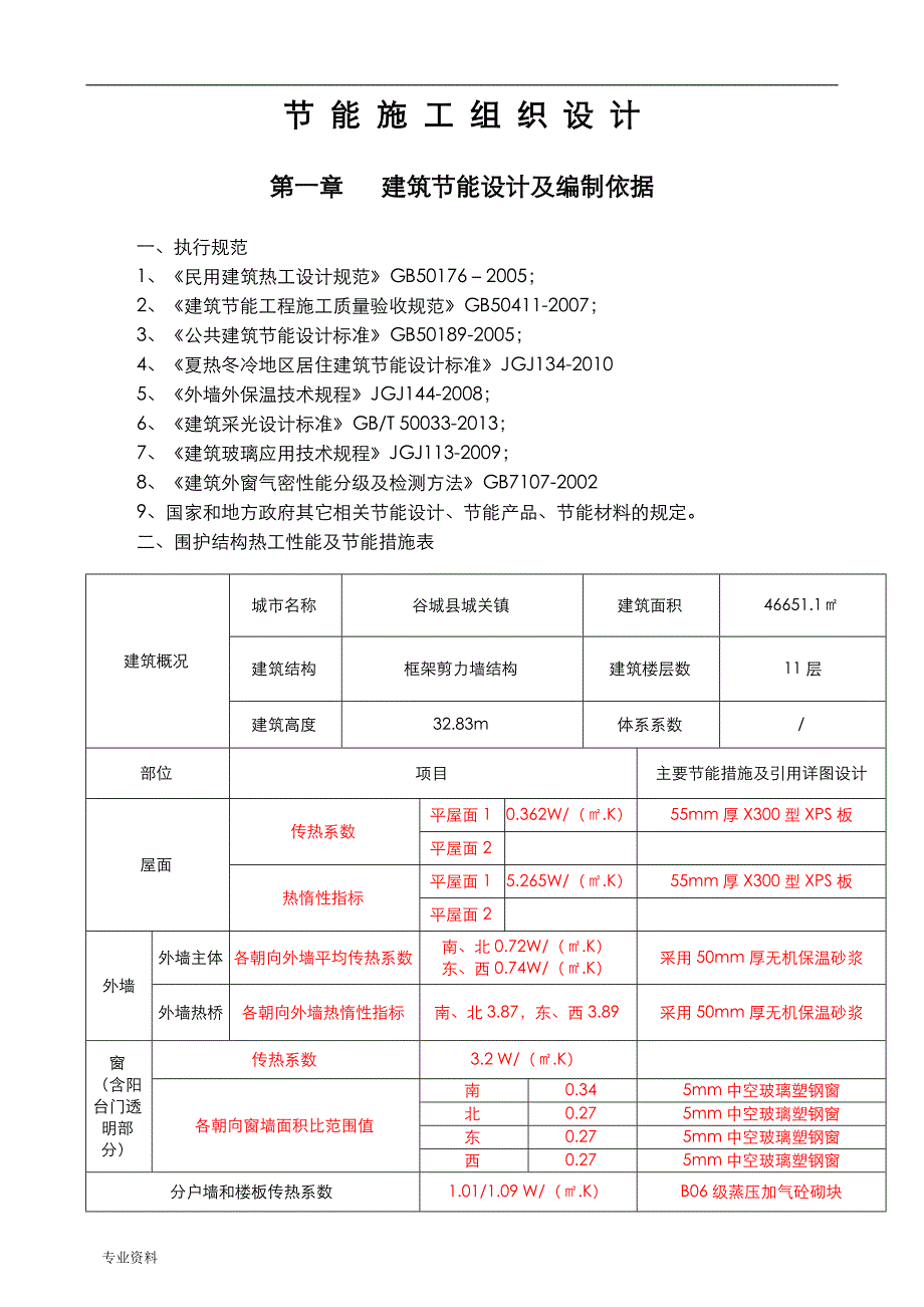 节能施工设计方案_第1页