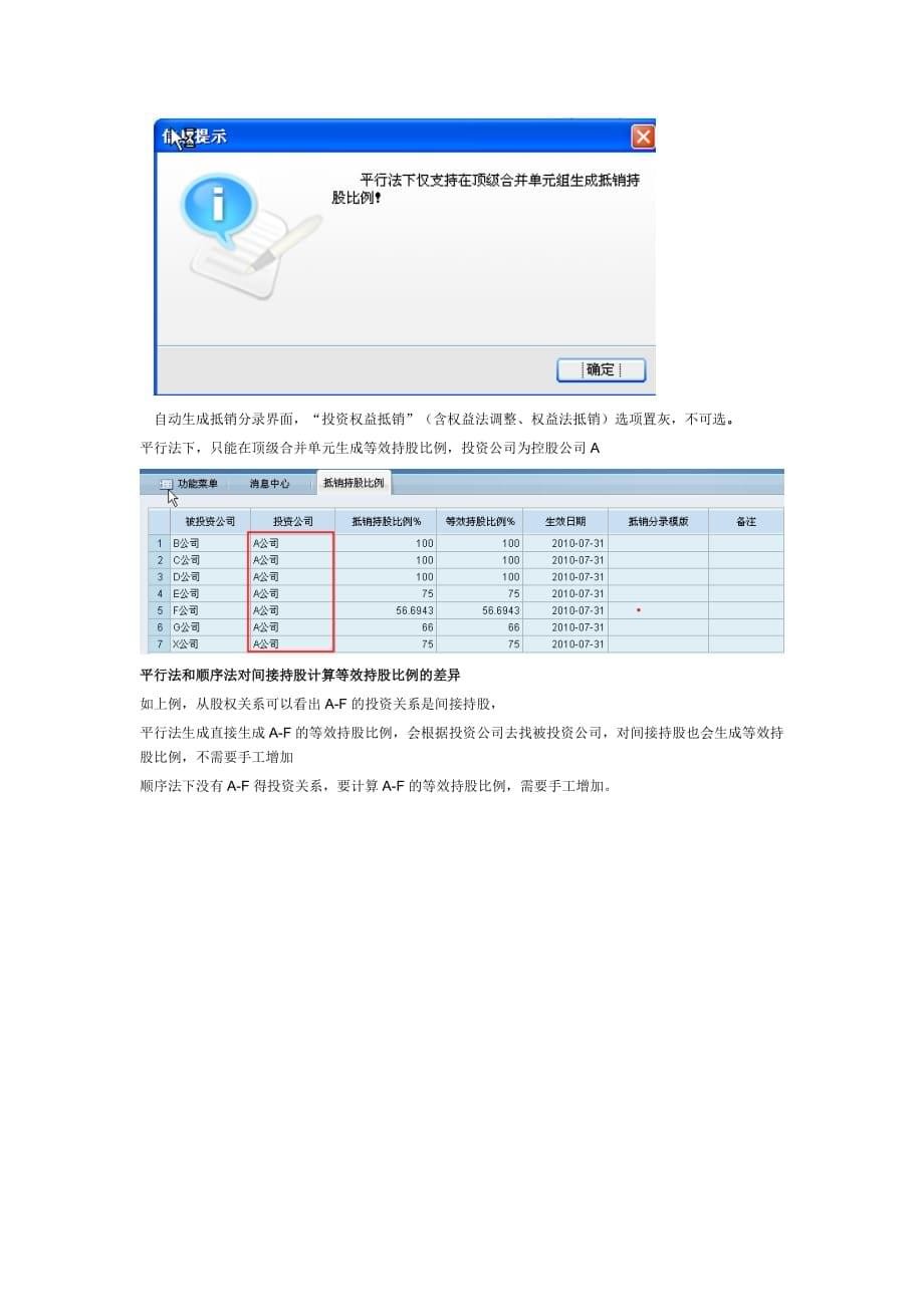 EAS合并报表顺序法、平行法等效持股比例差异_第5页