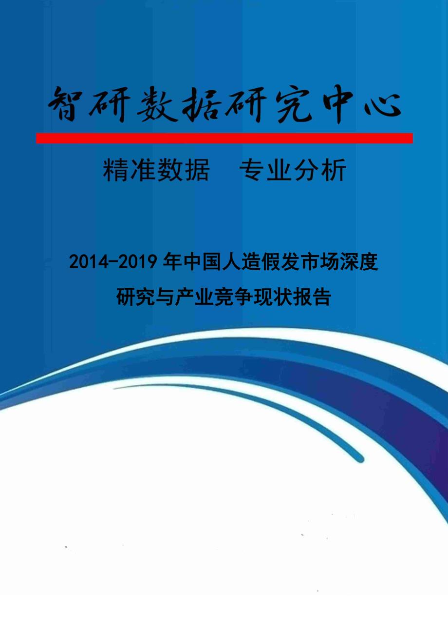 （年度报告）年中国人造假发市场深度研究与产业竞争状态报告_第1页